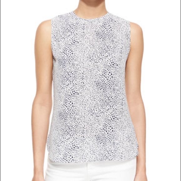 Equipment Tops - Equipment Lyle Animal Print Tank